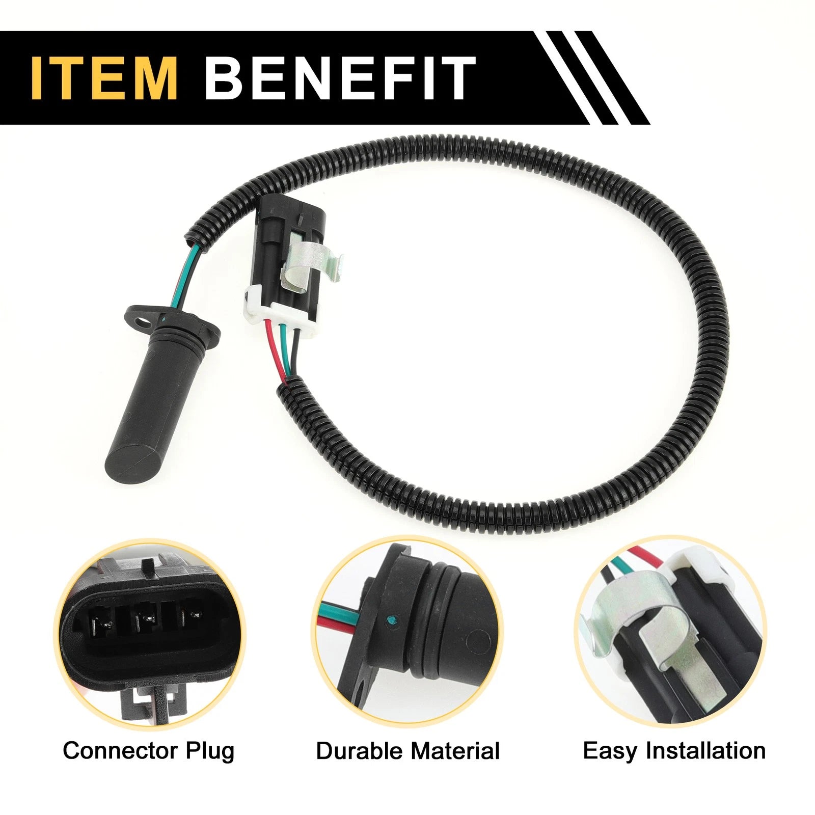 1 Pc Crankshaft Position Sensor No.10230261 for Chevrolet Malibu (1997–1999)