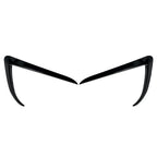 2X Front Fog Light Eyebrow Cover Trim for Tesla Model X (2015–2020)