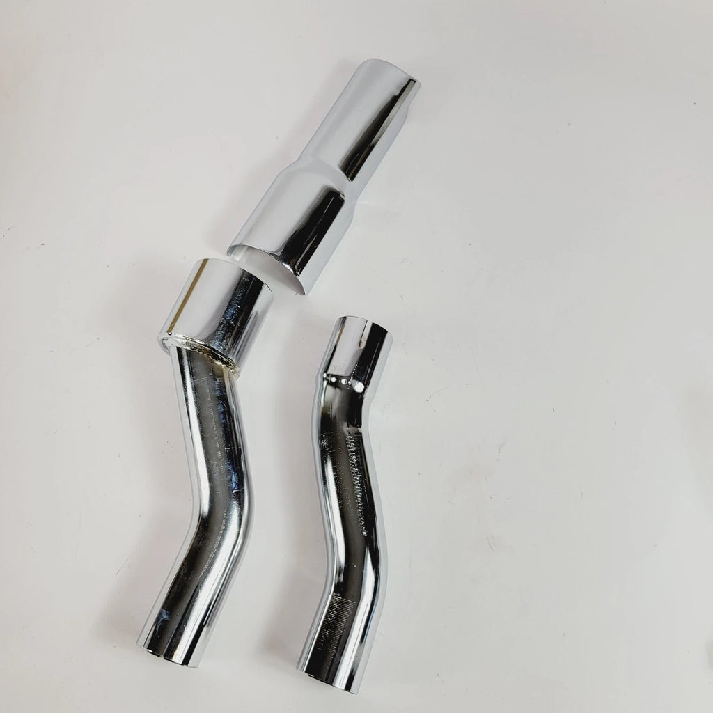 Muffler Adapter Kit for Harley Trike (2017–2024) - Chrome 1802-0387