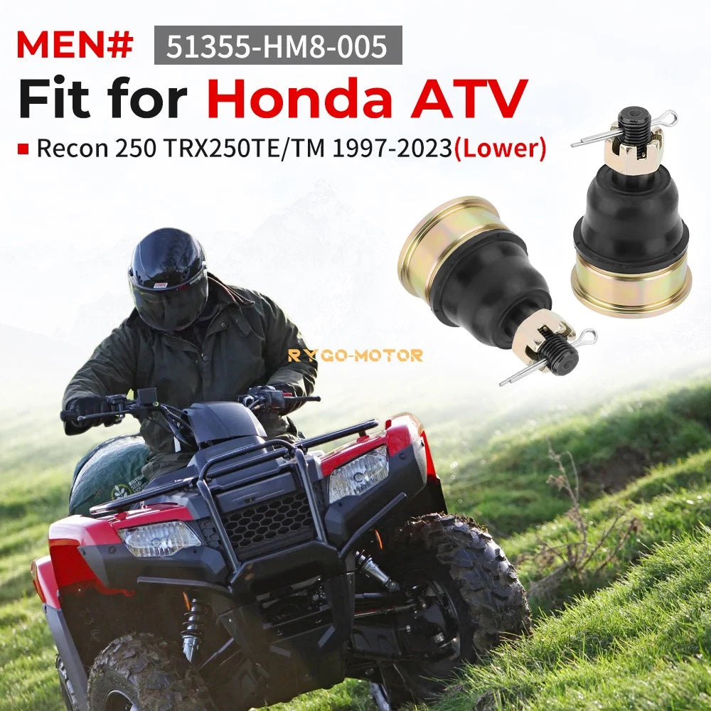2X Lower A-Arm Ball Joint for Honda TRX250 (2001–2008) 51355-HM8-005