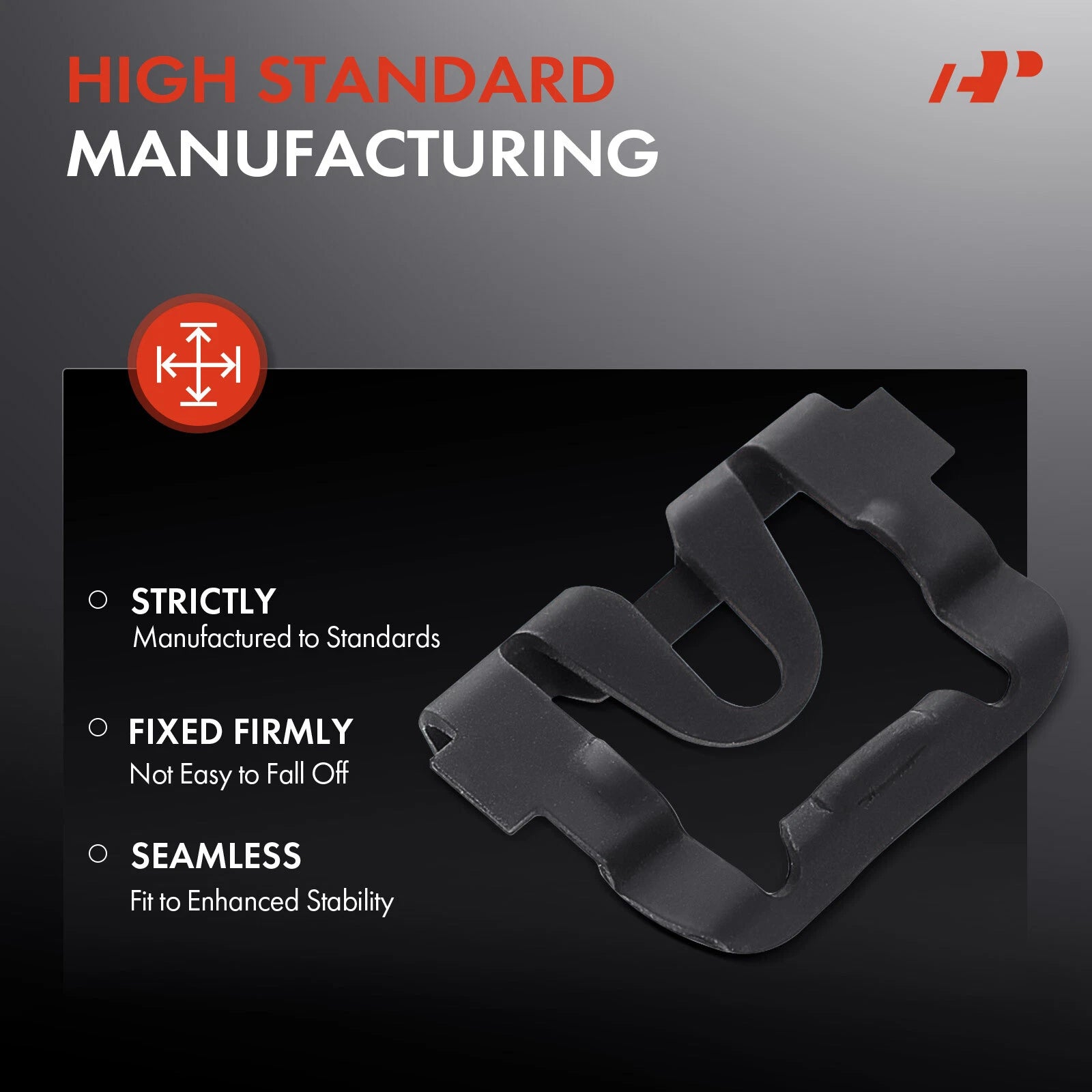 50 Pcs Metal Rear Window Reveal Moulding Clips for GM