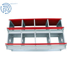 8 Compartment Metal Nesting Boxes for Hens (Wall Mount)