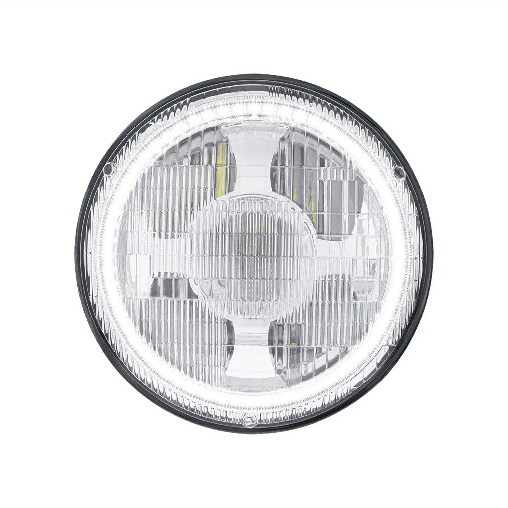 LED Headlights Pair Dual Function Halo for Ford Ranger (2011–2018)