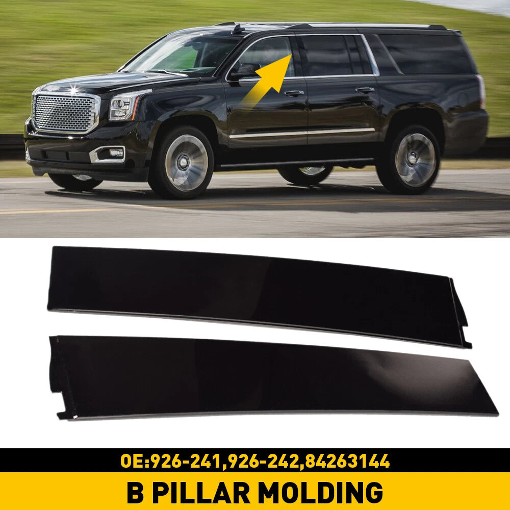 Front Door Trim B-Pillar Molding for Cadillac Escalade (2015–2020)