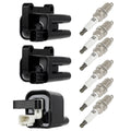 3X Ignition Coils and Spark Plugs for Mitsubishi Montero Sport (1999–2004)