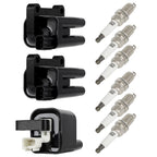 3X Ignition Coils and Spark Plugs for Mitsubishi Montero Sport (1999–2004)