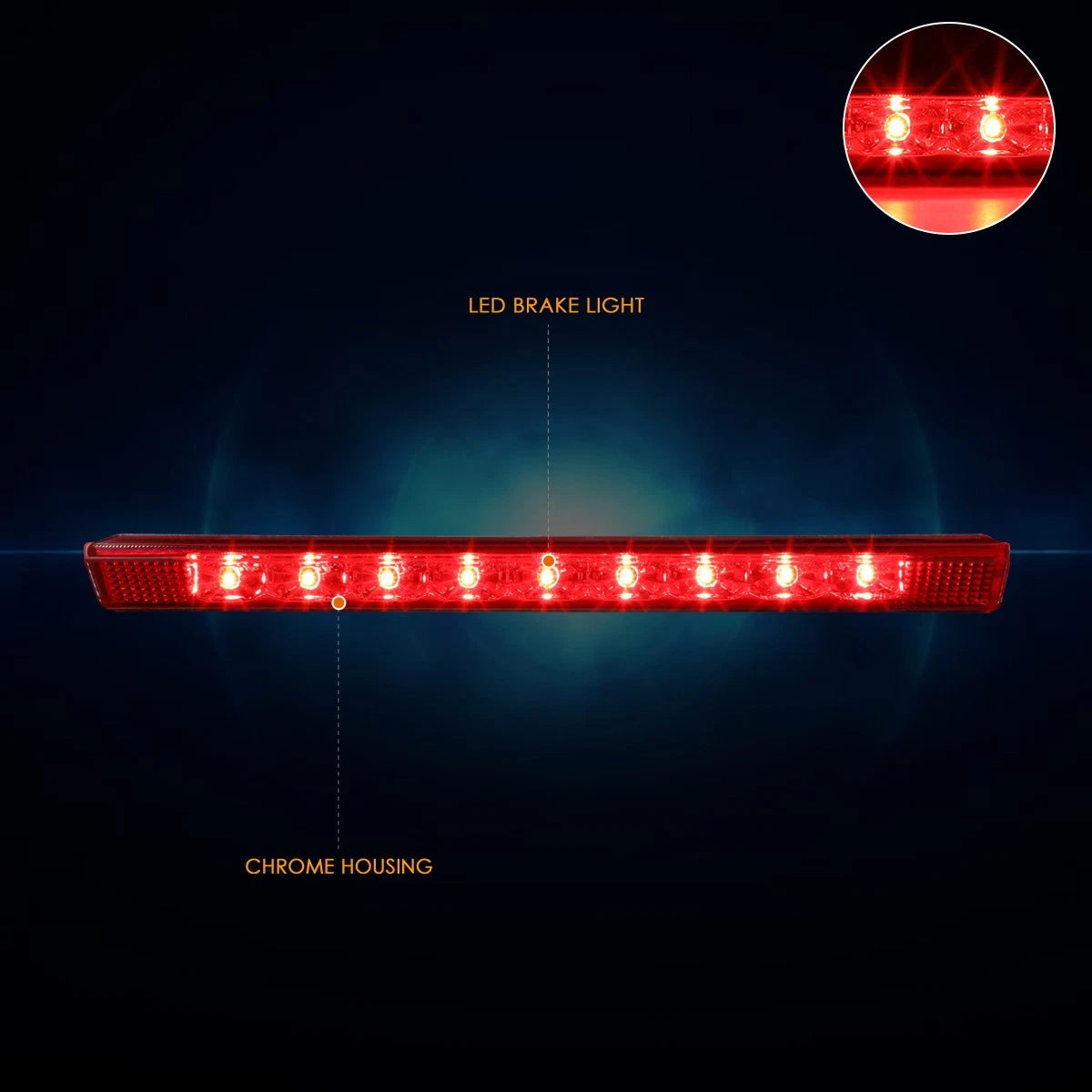 Full LED Third Brake Light for Rav4/GX460 (2013–2018)
