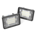 2X LED Error Free License Plate Light for Benz GLK X204 GLK350 (2008–2015)