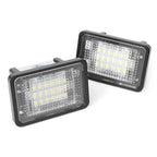 2X LED Error Free License Plate Light for Benz GLK X204 GLK350 (2008–2015)