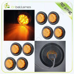 8PCS 2'' Amber Side Marker Lights for Truck Trailer (LED)