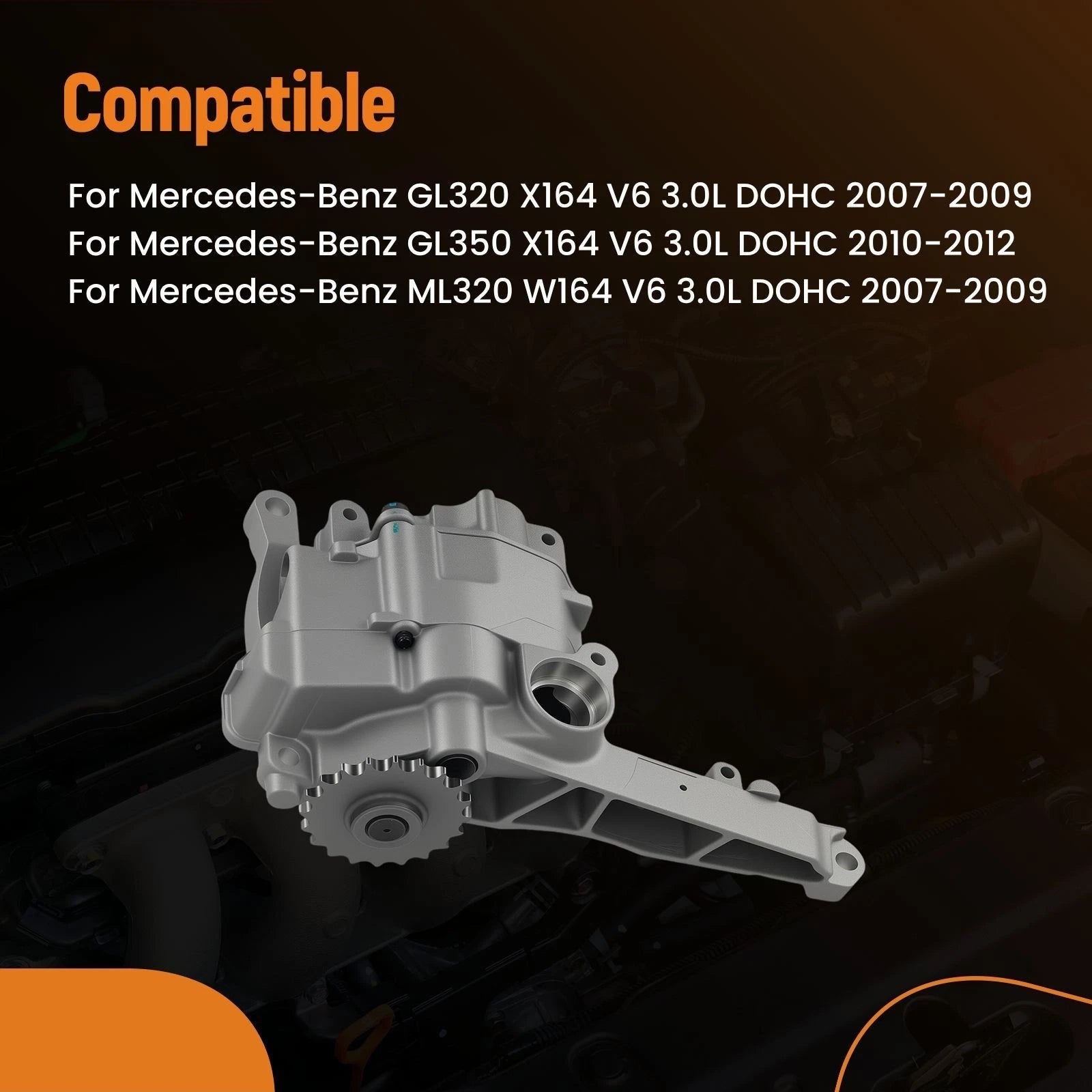 Oil Pump for Mercedes-Benz ML320 GL320 (2007–2009) 6421801600
