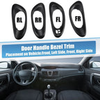 Interior Left Right Side Handle Covers for Chevy Trailblazer (2002-2009)
