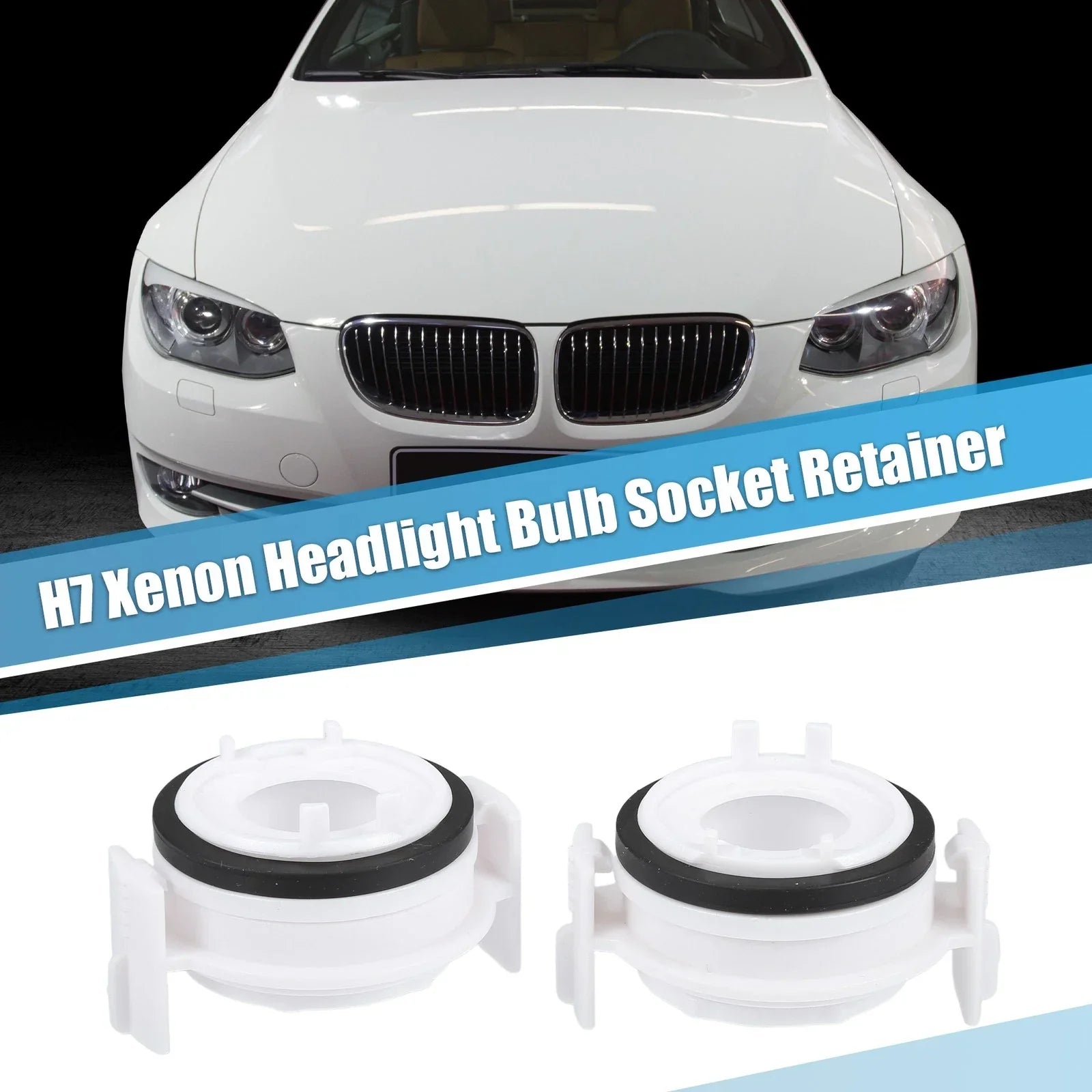 H7 Xenon Headlight Bulb Retainer Adapter Holder Socket for BMW 325i (2004)