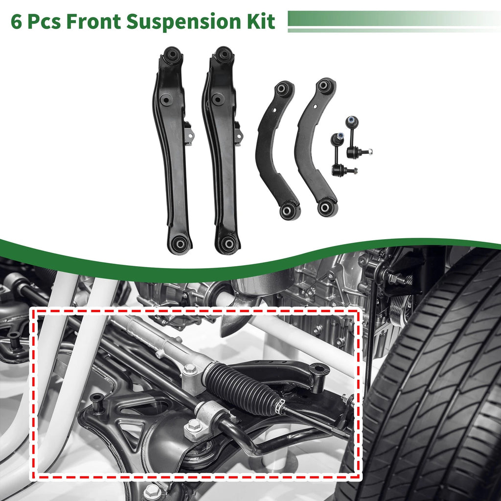 6X Rear Upper Control Arm Lateral Link for Jeep Compass (2007–2009) MS251007