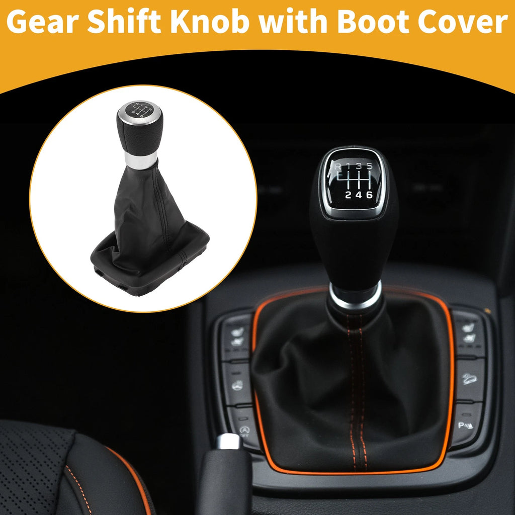 6 Speed Gear Shifter Knob with Cover for Ford Galaxy (2005–2006)