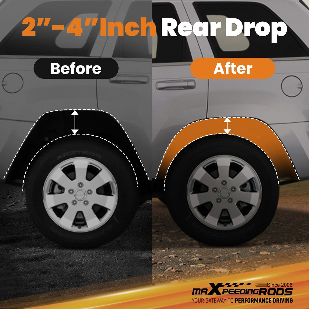 Rear Lowering Shocks 2" - 4" Drop for Silverado/Sierra (1999–2006)