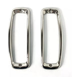 Tail Light Bezels Polished Stainless Steel Set for Ford Bronco (1964–1977)