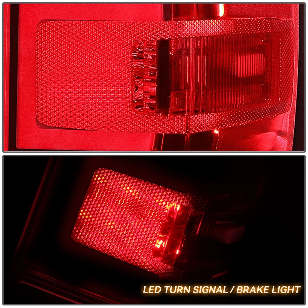 LED Tail Lights Brake Lamps for Chevy Silverado GMC Sierra (2014–2019)
