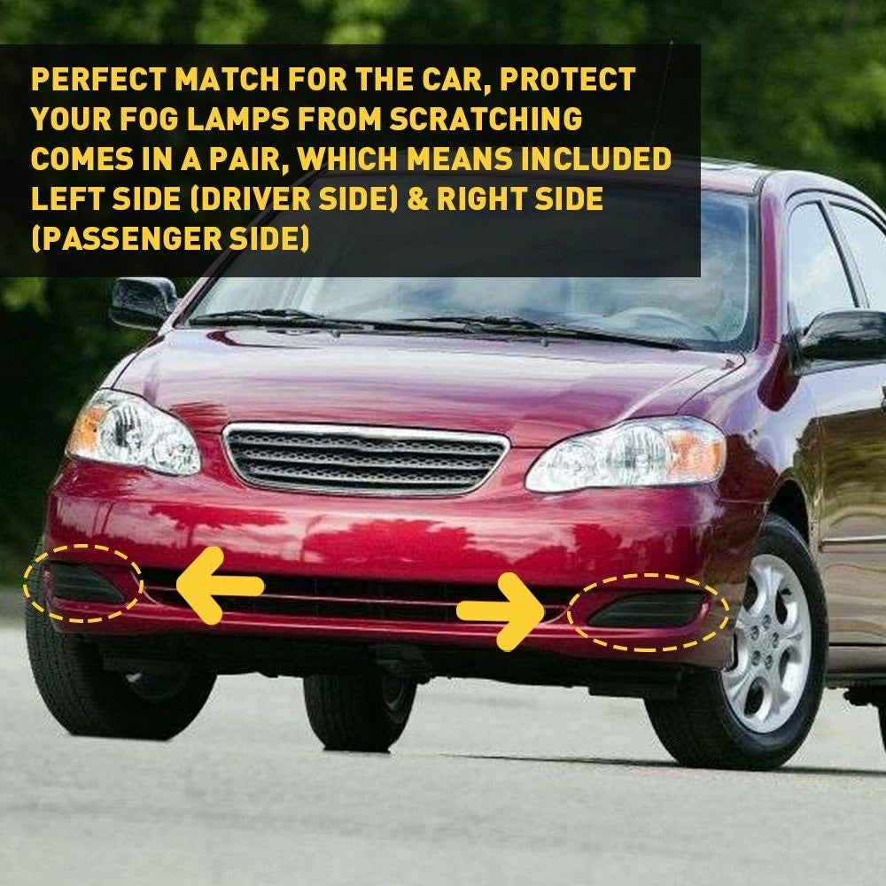 2X Tow Bumper Hook Cover Caps for Toyota RAV4 (2006–2008)