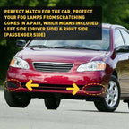 2X Tow Bumper Hook Cover Caps for Toyota RAV4 (2006–2008)