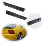 Pair Smoked Lens Rear Fender Side Marker Light Covers for Ford Mustang (1999–2004)