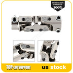 Chrome Double U-Joint Shaft for Universal Steering