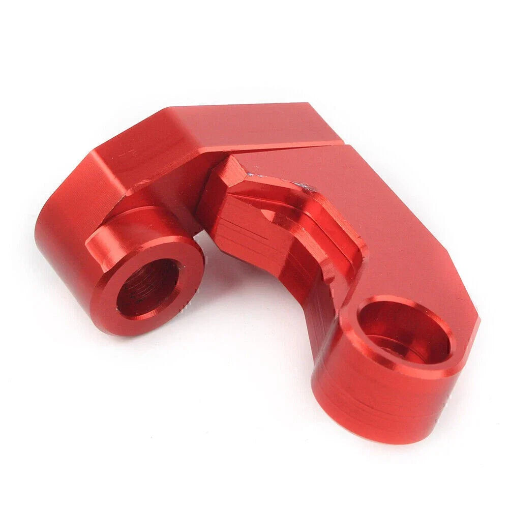 Red Front Handlebar Brake Clutch Cable Clamps for Honda CB650F (2014-2023)