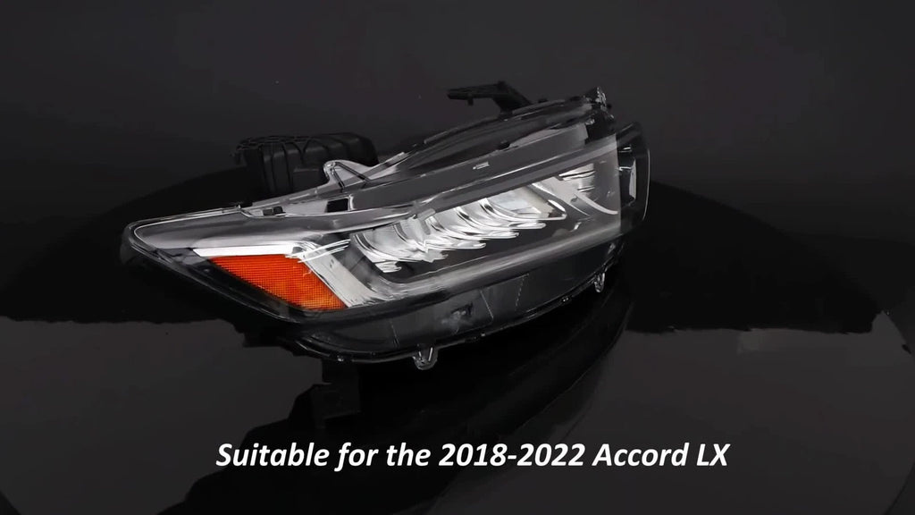 Headlight Assembly for Honda Accord (2018–2021) Passenger Right Side LED