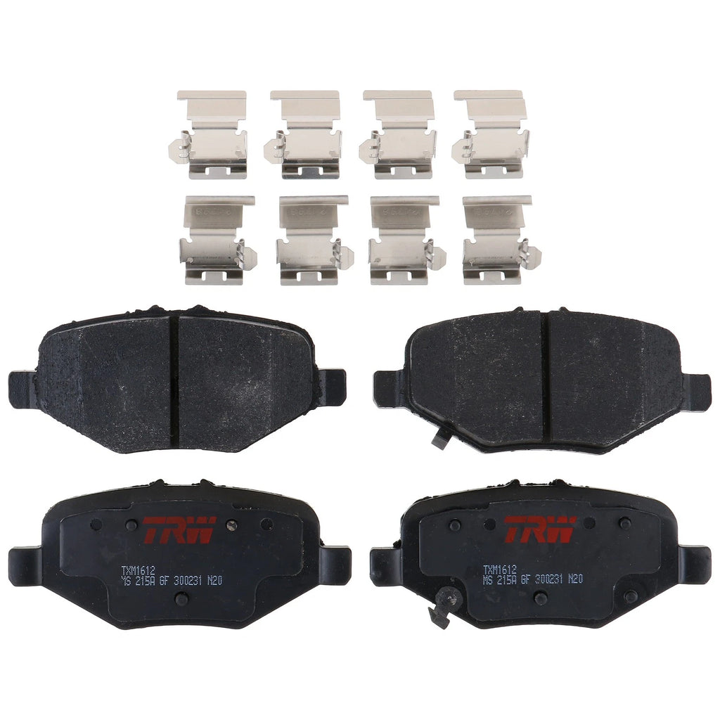 Set of 4 Disc Brake Pads for Ford Explorer (2013–2014)