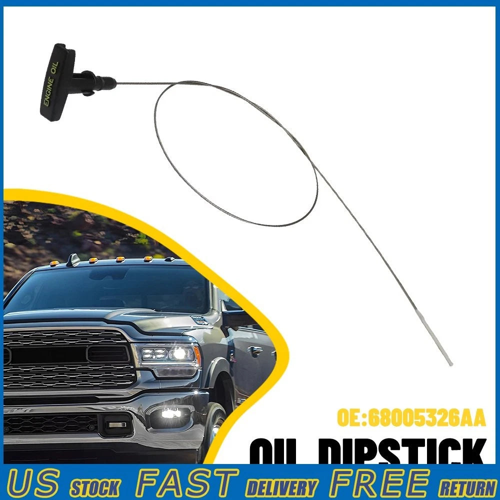 Engine Oil Indicator Dipstick for Dodge Ram 2500 3500 (2007–2022) 68005326AA