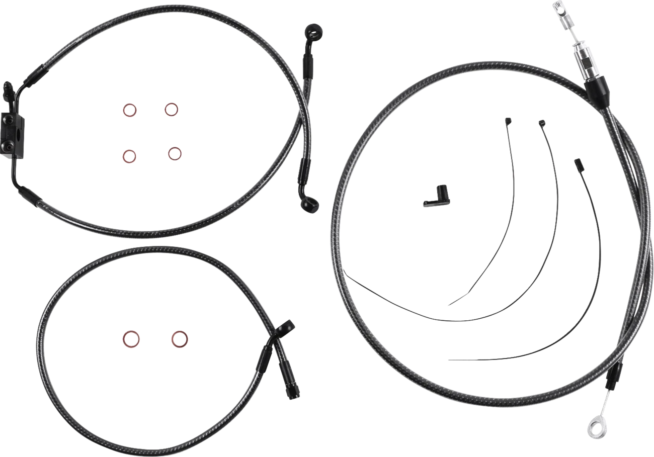 Handlebar Installation Kit for MAGNUM SHIELDING KARBONFIBR (6")