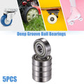 5 Pcs 625ZZ Deep Groove Ball Bearings for Various Models (5x16x5mm)