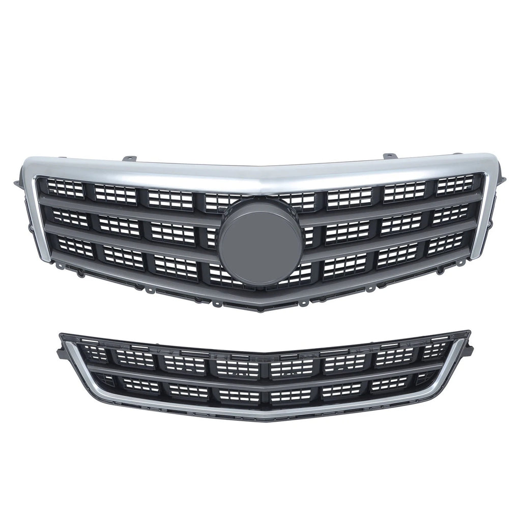 Front Upper & Lower Grille Chrome for Cadillac ATS (2013–2014)