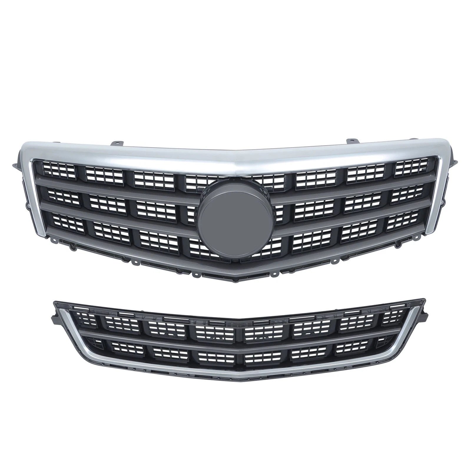 Front Upper & Lower Grille Chrome for Cadillac ATS (2013–2014)