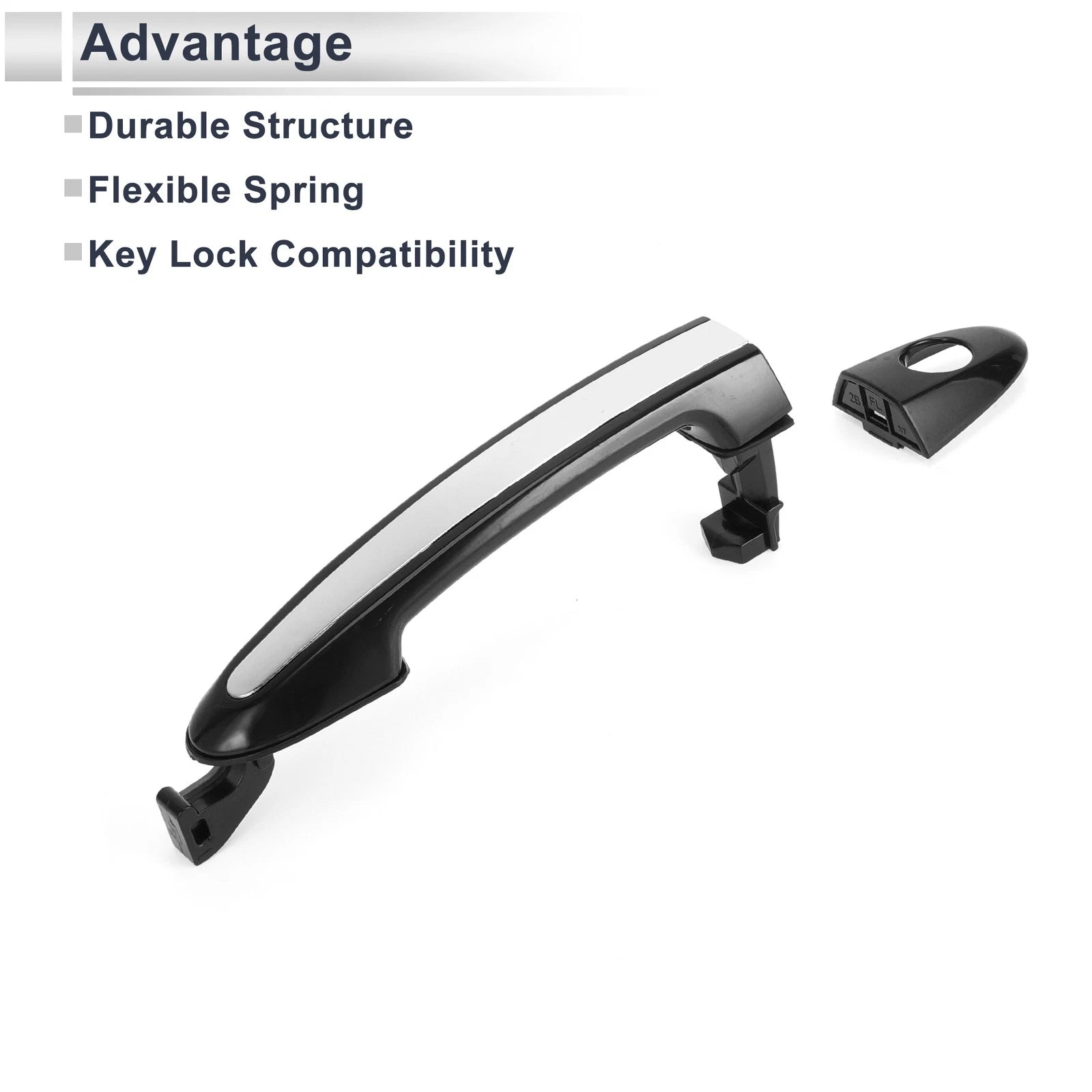 Front Left Door Handle for Hyundai Santa Fe (2007–2012) No. 826512B000