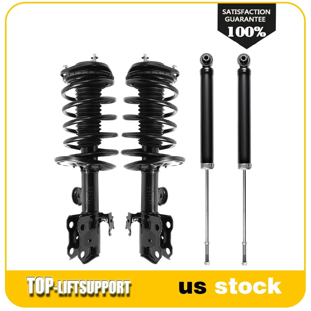Set of 4 Complete Struts and Shocks for Toyota Prius (2010–2015)