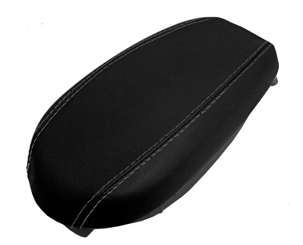 Console Lid Armrest Cover for Hyundai Veloster (2012–2018) Gray Stitch