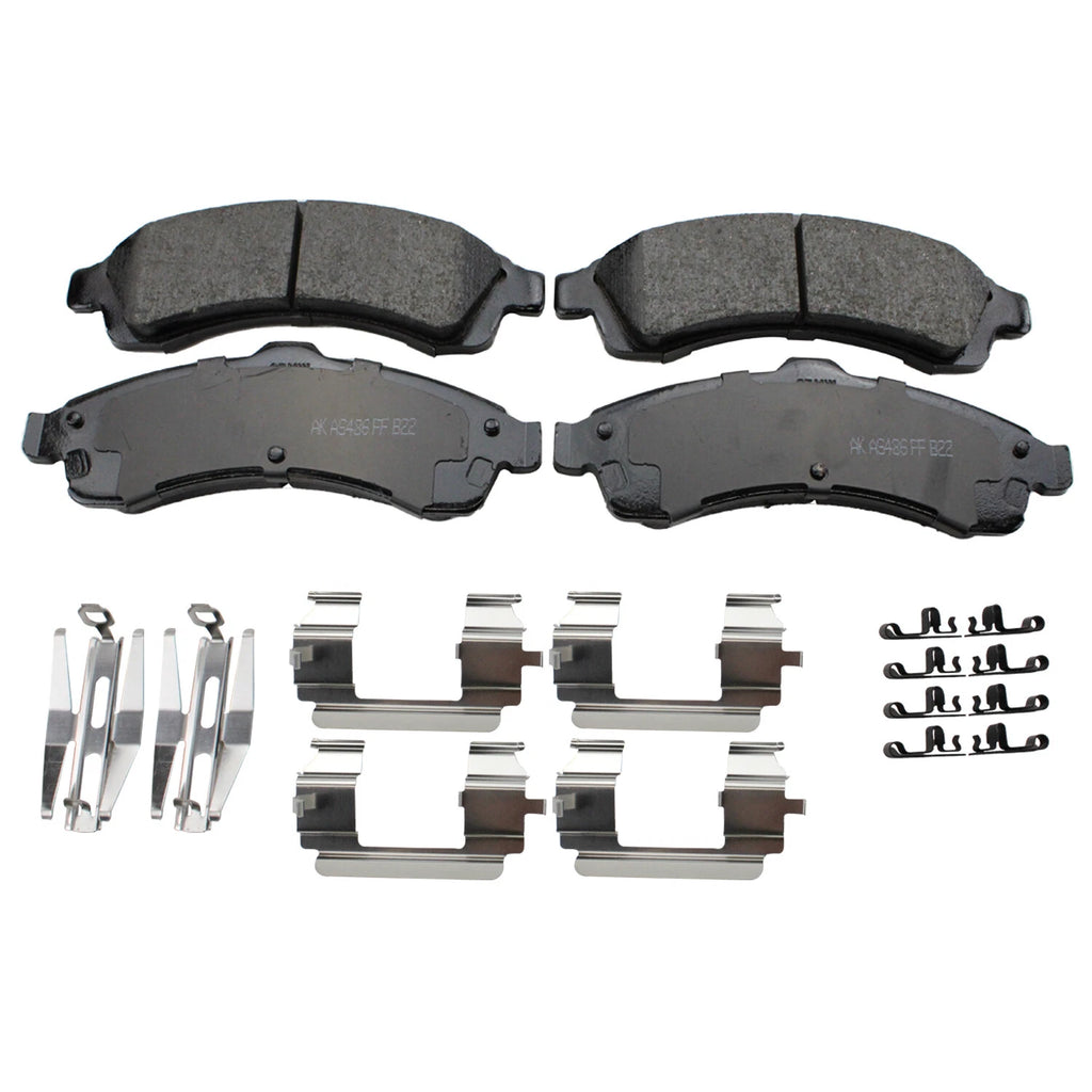 Set of 4 Akebono ProAct Front Ceramic Disc Brake Pads for Buick Chevy GMC Isuzu Saab