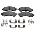 Set of 4 Akebono ProAct Front Ceramic Disc Brake Pads for Buick Chevy GMC Isuzu Saab