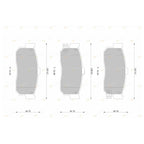 Rear Disc Brake Pad Set for Nissan Bluebird/Maxima/Pulsar (1993-2001)