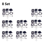 8x Carburetor Repair Kit for Poulan Ryobi Homelite Zama RB-117 (C1U-W19)