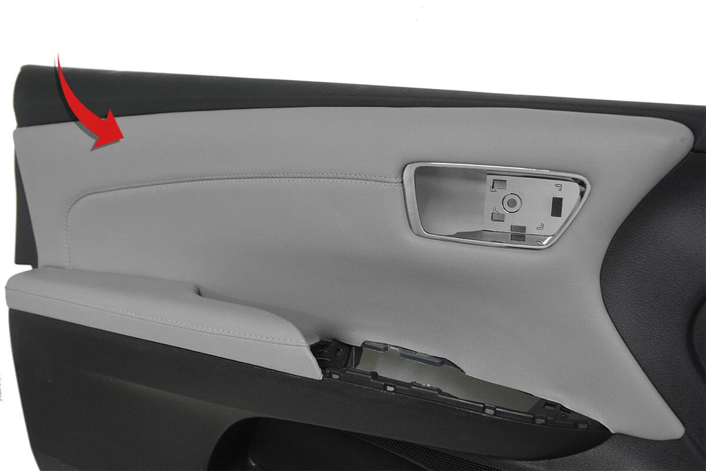 Leather Door Panel Cover for Toyota Avalon (2013–2018) Gray