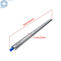 36" Side Mount Drawer Slides Locking 250lb Full Extension Rails for Cabinets