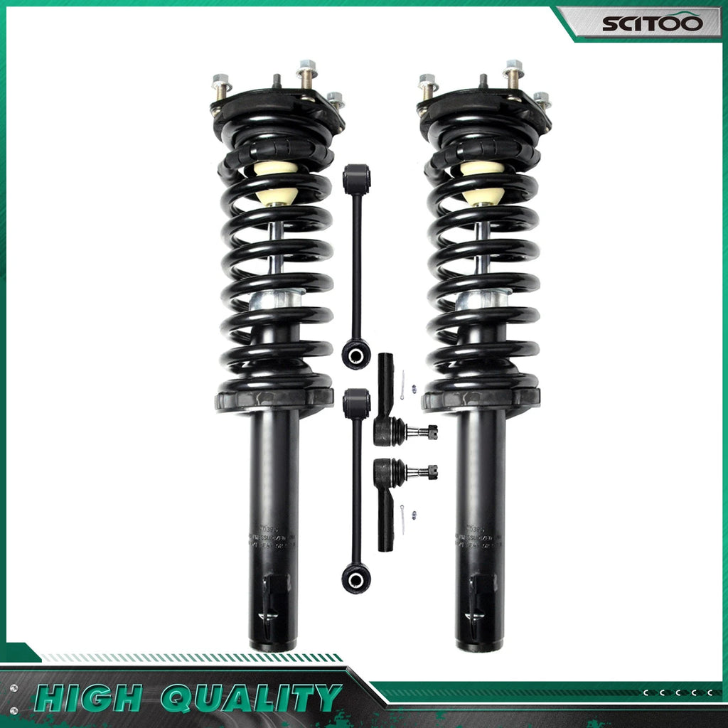 6pc Front Struts Suspension Kit for Jeep Grand Cherokee Commander (2005–2010)
