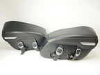Set of 2 Black Leather Saddlebags for Harley Davidson Touring Road King (1997–2008)