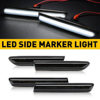 White LED Front Rear Side Marker Lights for Acura TL (2004–2008)