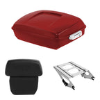 Chopped Trunk Backrest Mount for Harley Touring (2014–2026) Wicked Red Glossy