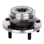Set of 2 Front Wheel Hubs and Bearings + 2 Outer Tie Rod Ends for Chrysler