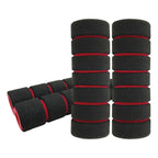 Ergonomic Handlebar Covers for Motorcycles (Red & Black, Non-Slip)