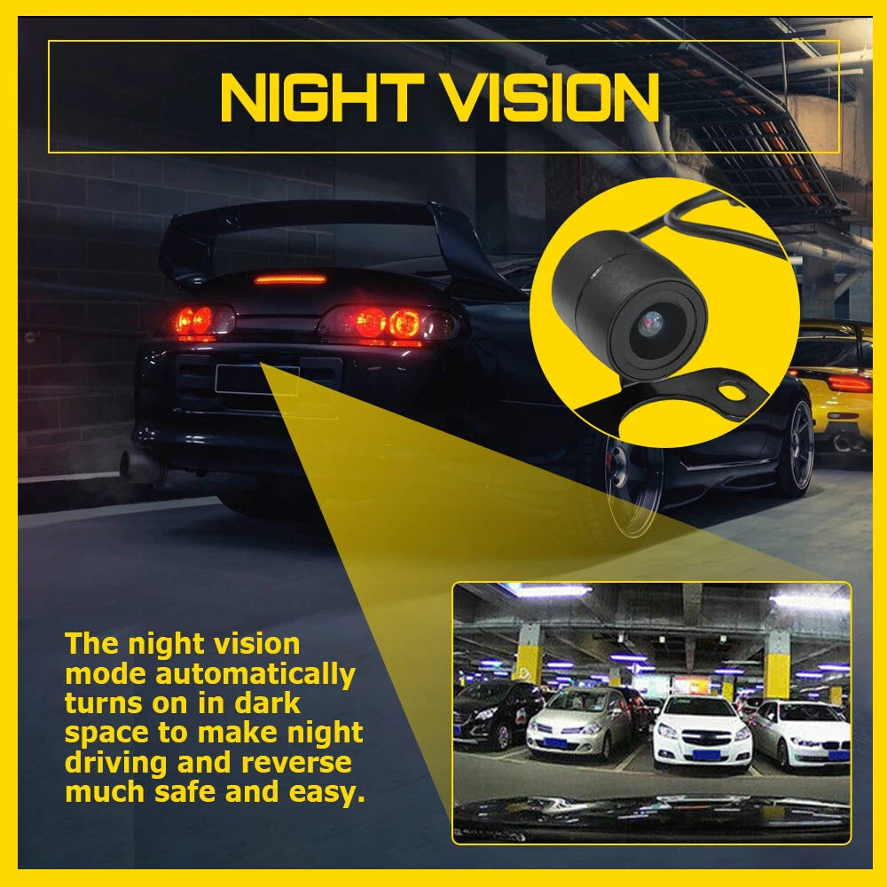 CMOS Rear View Reverse Backup Camera for Cars (Waterproof, Night Vision)